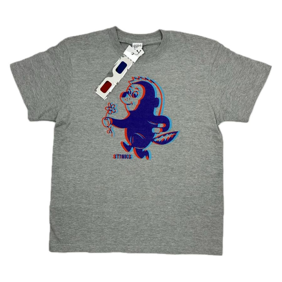 SNOID（スノイド） Tシャツ 半袖 クルーネック メンズ SNOID STINKS 3D