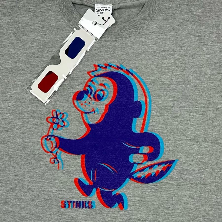 スノイド snoid スカルデザイン SNOID（スノイド） Tシャツ 半袖 クルーネック メンズ SNOID STINKS 3D