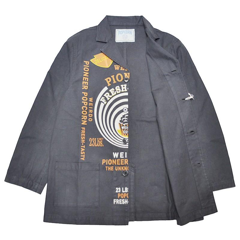 WEIRDO（ウィアード） WEIRDO POPCORN - COAT (BLACK)ウィアード