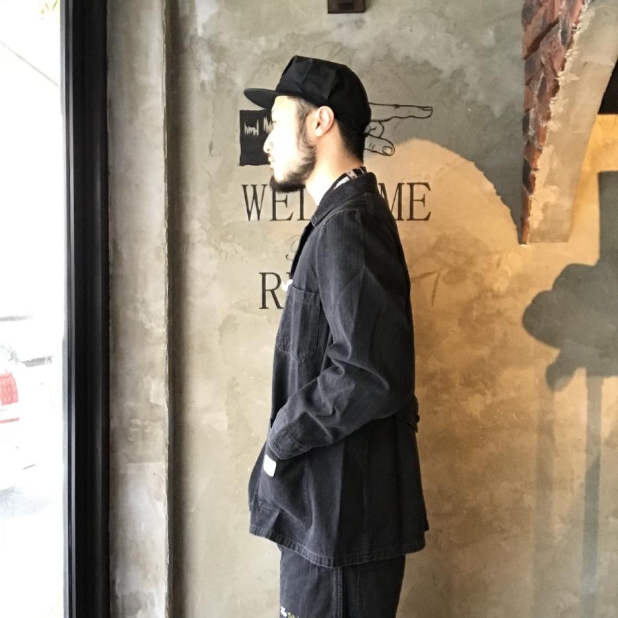 WEIRDO（ウィアード） WEIRDO WOOVER - COAT (BLACK) ワークコート