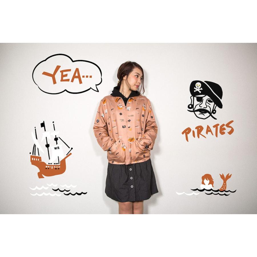 WEIRDO（ウィアード） WEIRDO PIRATES - JACKET (GREEN) 総柄 ワーク