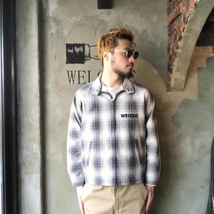 WEIRDO ROAD FREAK - JACKET (CHECK/BLACK) ウィアード コットン WEIRDO ROAD FREAK - JACKET (CHECK/BLACK) ウィアード コットン
