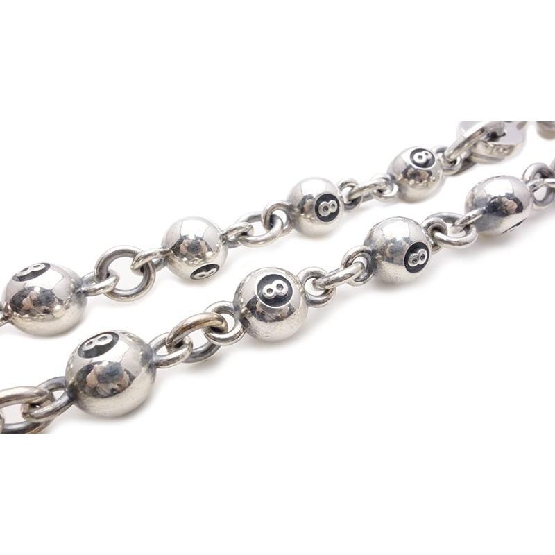 WEIRDO JEWELRY GEARHEAD-8BALL WALLET-CHAIN (SILVER 925)-034 WEIRDO JEWELRY GEARHEAD-8BALL WALLET-CHAIN (SILVER 925)-034