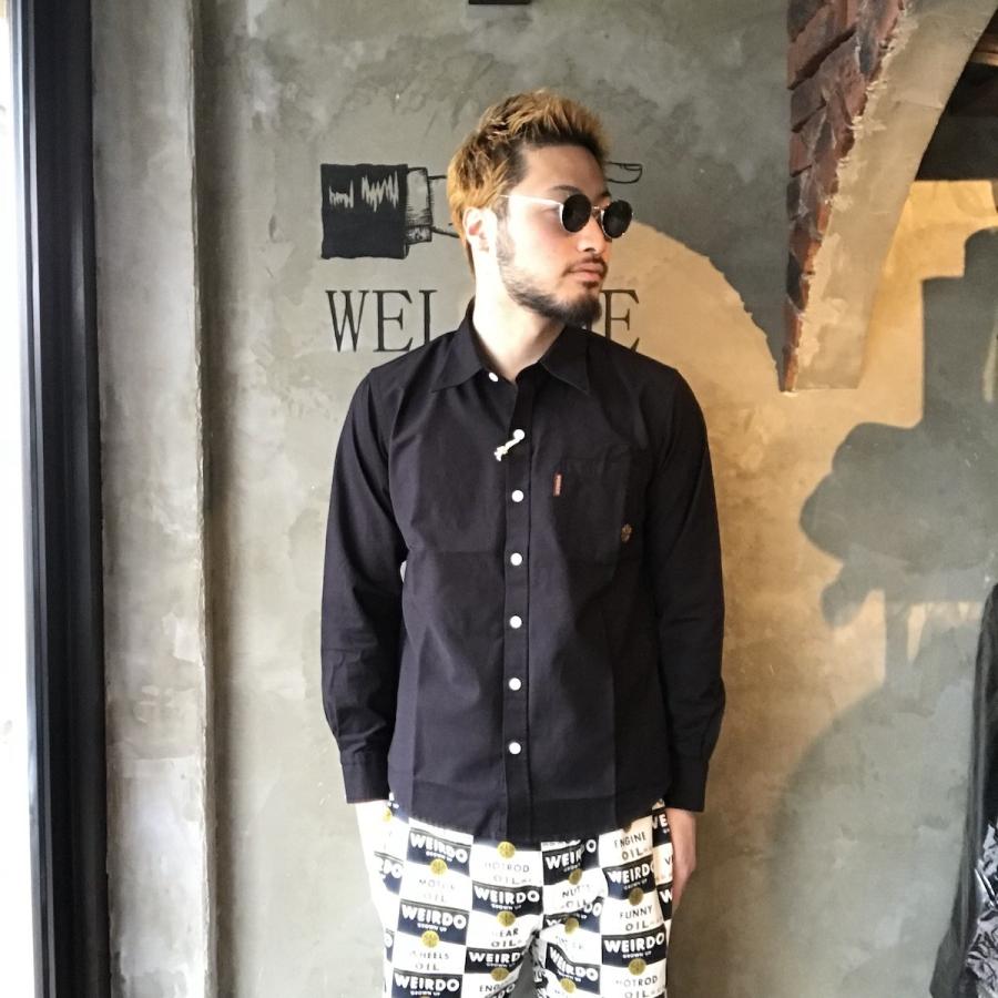 WEIRDO（ウィアード） WEIRDO WRD CANS - L/S SHIRTS (BLACK