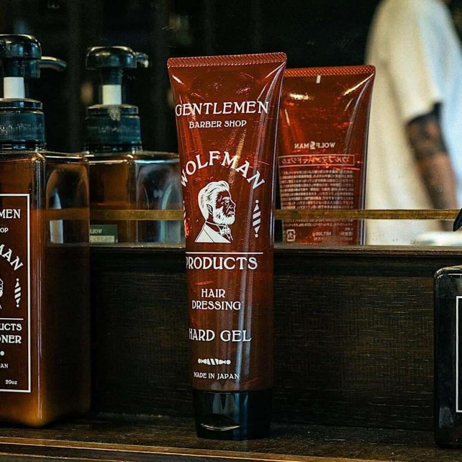 GLAD HAND（グラッドハンド） x ウルフマン バーバー ハードジェル