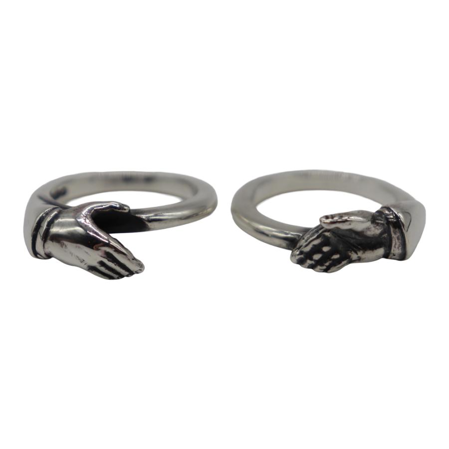 G*A様 WEIRDO ウィアード シェイクハンド 真鍮 二連 リング 17号 G*A様 WEIRDO ウィアード シェイクハンド 真鍮 二連 リング 17号