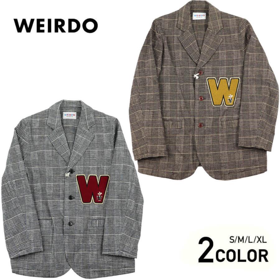 新規購入 ウィアード チェック テーラードジャケット メンズ WEIRDO