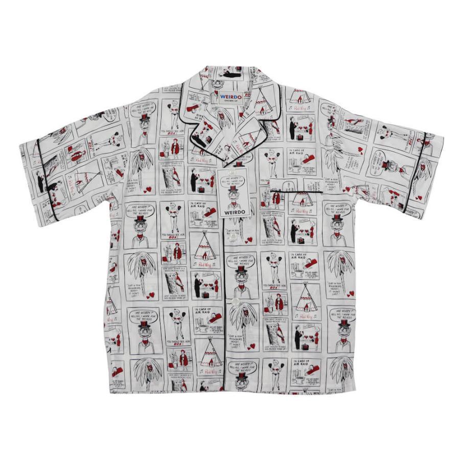 WEIRDO（ウィアード） 半袖 シャツ メンズ パジャマシャツ WEIRDO