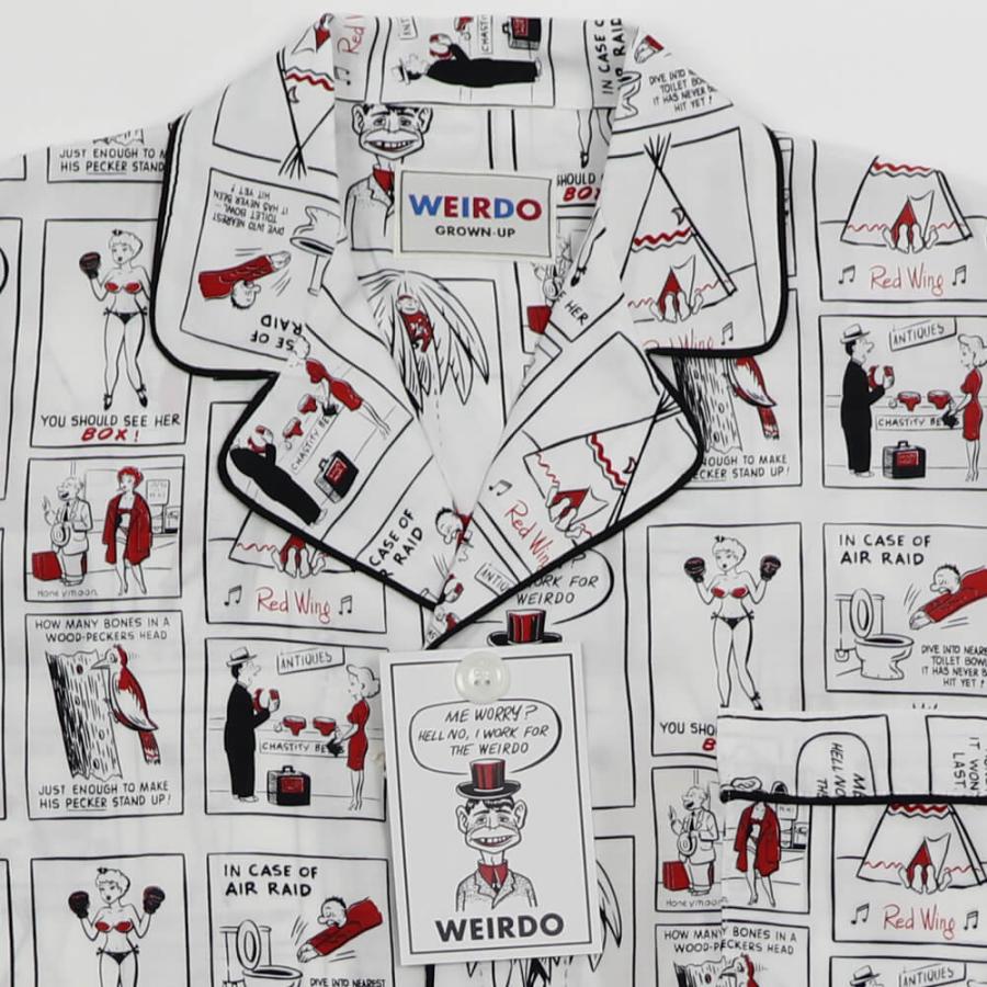 WEIRDO（ウィアード） 半袖 シャツ メンズ パジャマシャツ WEIRDO