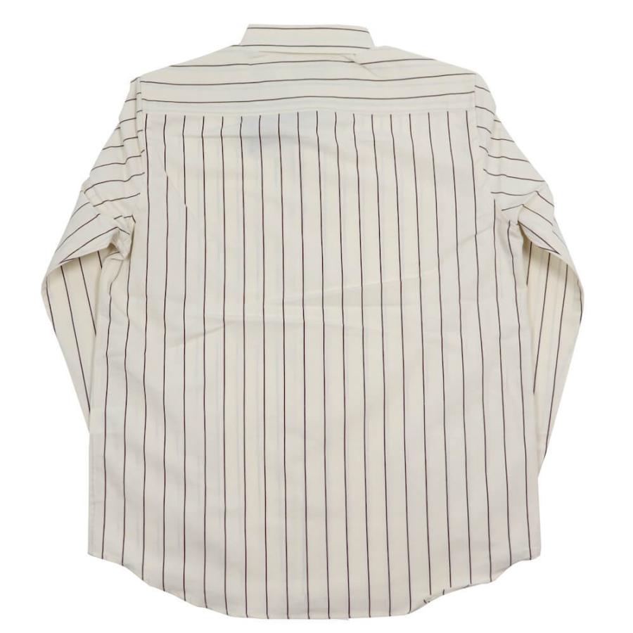 WEIRDO（ウィアード） ストライプ スモールカラーボタンダウンシャツ