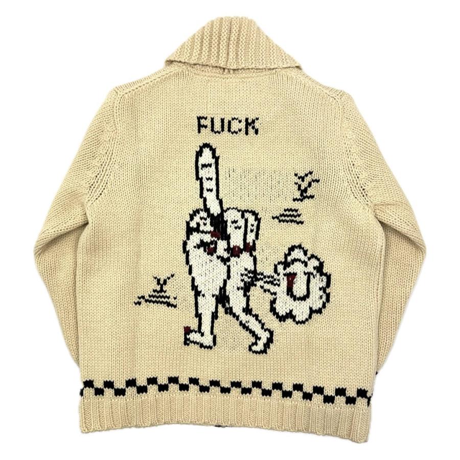 WEIRDO ウィアード カウチン ニット カーディガン メンズ FUCK U WEIRDO ウィアード カウチン ニット カーディガン メンズ FUCK U