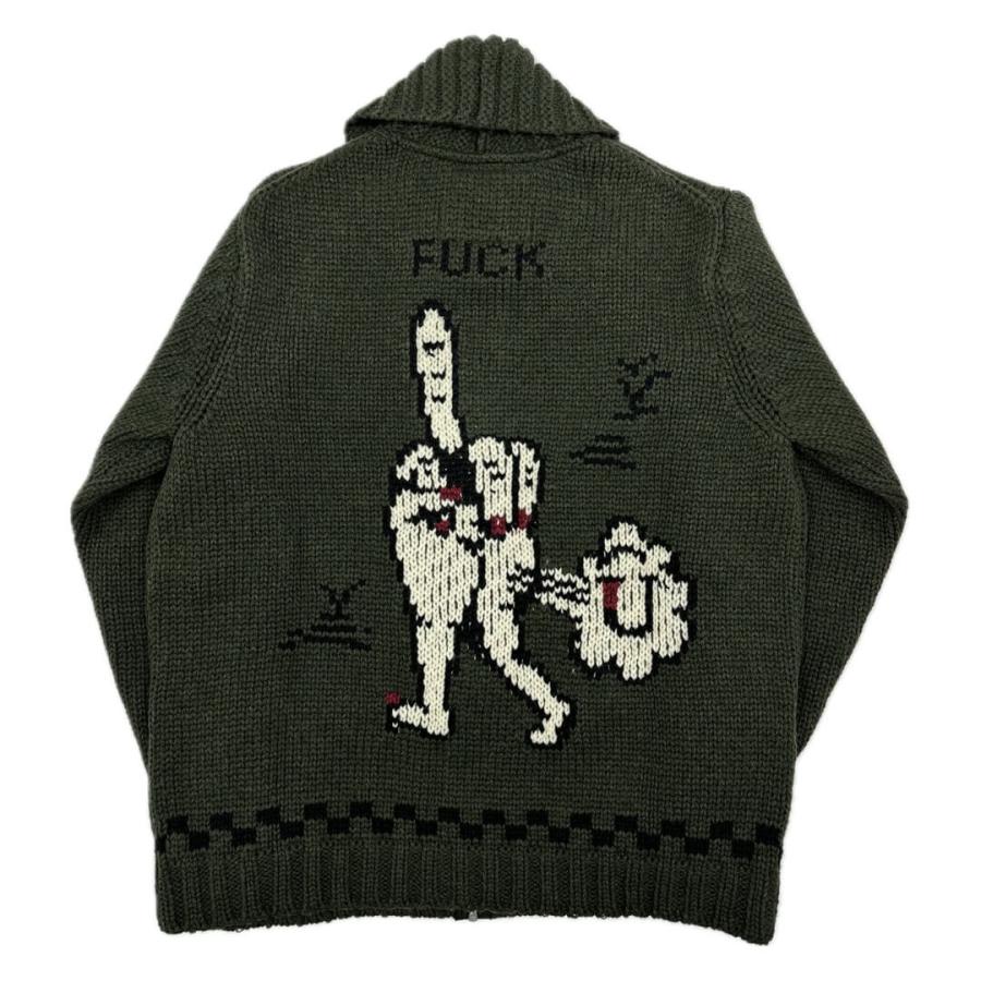 WEIRDO ウィアード カウチン ニット カーディガン メンズ FUCK U WEIRDO ウィアード カウチン ニット カーディガン メンズ FUCK U