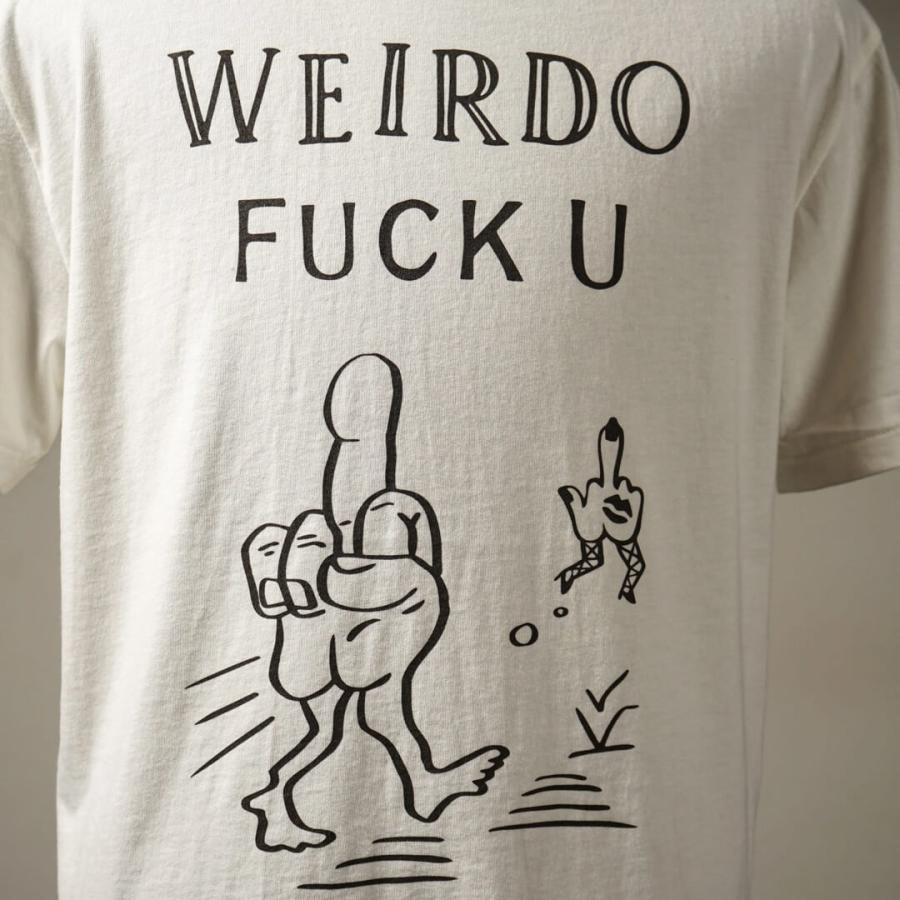 ウィアード Tシャツ 半袖 クルーネック メンズ WEIRDO FUCK U - S/S T-SHIRTS GLADHAND グラッドハンド GANGSTERVILLE ギャングスタービル｜rezar｜08