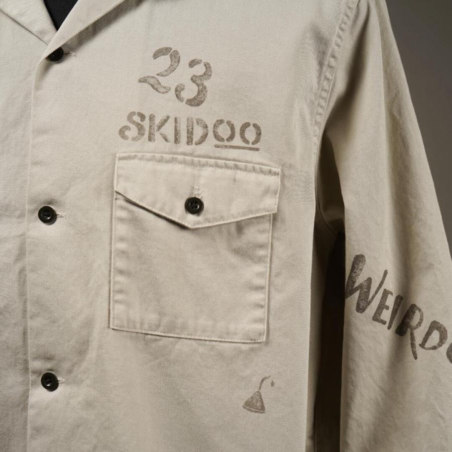 WEIRDO 2XL ウィアード ワークシャツ オープンカラーシャツ 長袖 WEIRDO 2XL ウィアード ワークシャツ オープンカラーシャツ 長袖