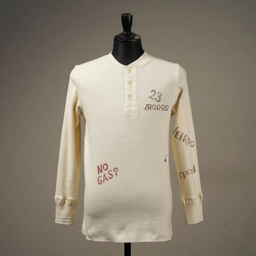 WEIRDO（ウィアード） ヘンリーネック 長袖 Tシャツ ロンT メンズ 
