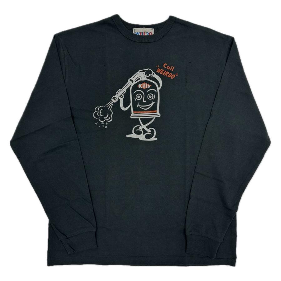 WEIRDO ウィアード クルーネック 長袖 Tシャツ ロンT メンズ WEIRDO ウィアード クルーネック 長袖 Tシャツ ロンT メンズ
