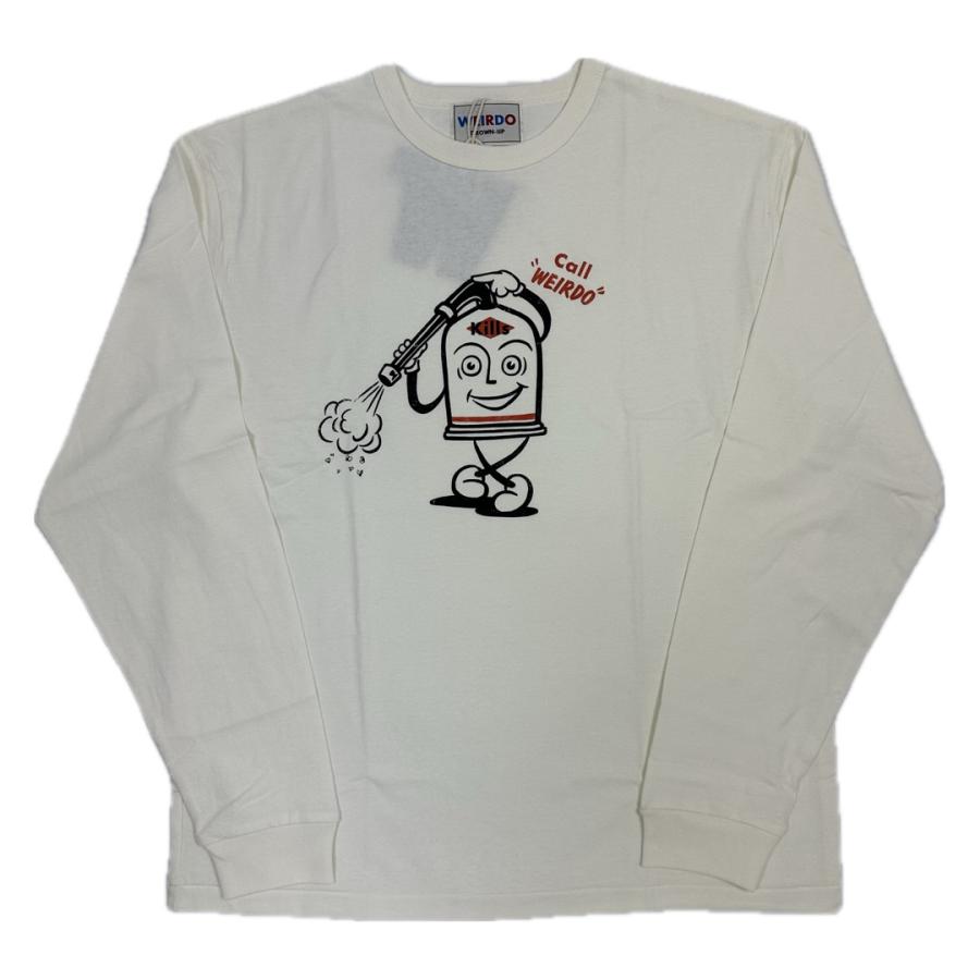 WEIRDO ウィアード クルーネック 長袖 Tシャツ ロンT メンズ WEIRDO ウィアード クルーネック 長袖 Tシャツ ロンT メンズ