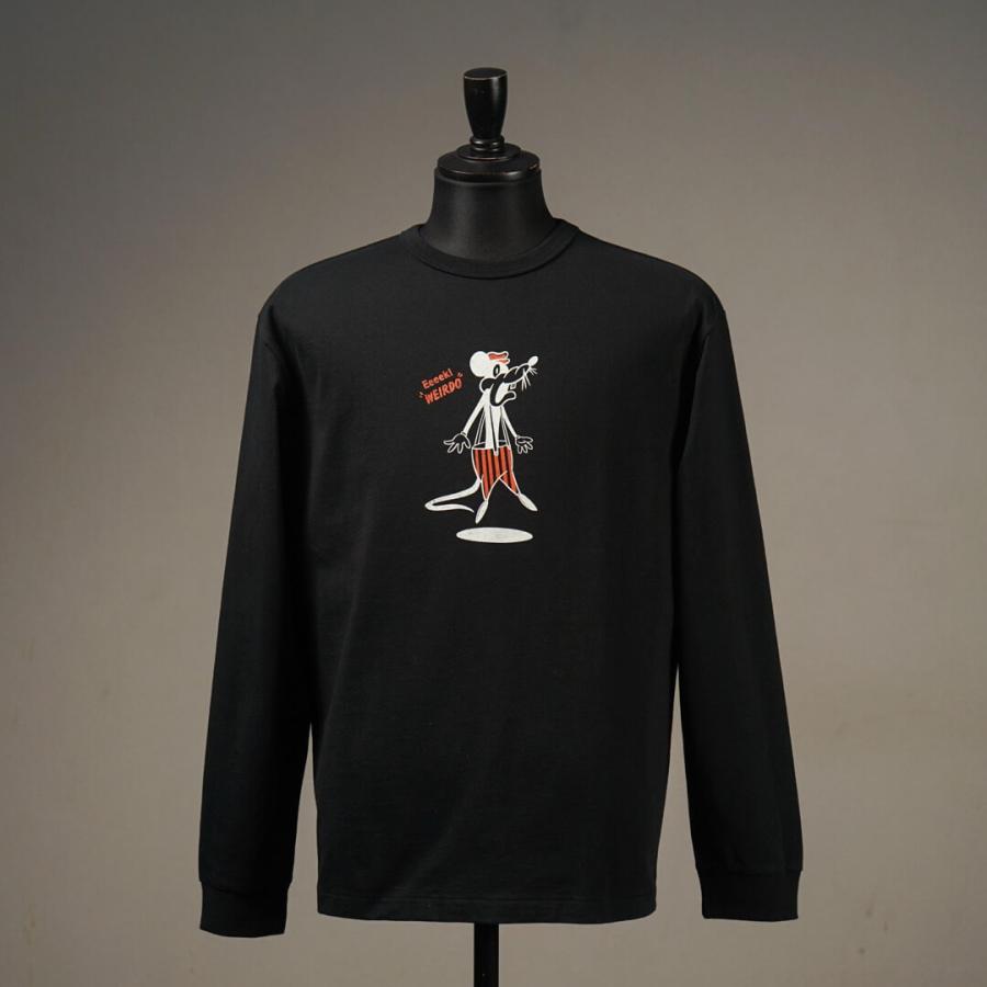 WEIRDO ウィアード クルーネック 長袖 Tシャツ ロンT メンズ RAT 