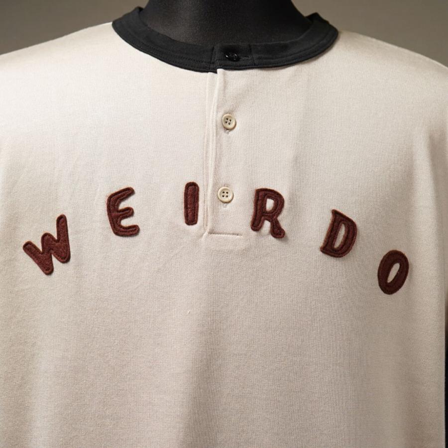 ウィアード ベースボール ヘンリーネック Tシャツ 五部袖 七分袖 ロンT メンズ WEIRDO BASEBALL HENRY T-SHIRTS GLADHAND グラッドハンド｜rezar｜10