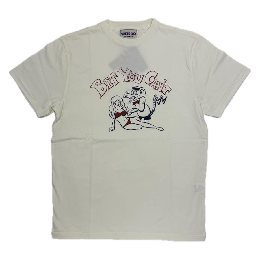 WEIRDO（ウィアード） Tシャツ 半袖 クルーネック メンズ WEIRDO BEACH