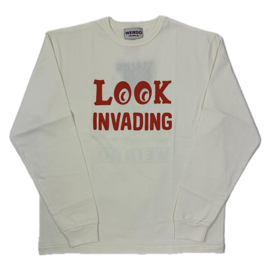 WEIRDO（ウィアード） クルーネック 長袖 Tシャツ ロンT メンズ WEIRDO