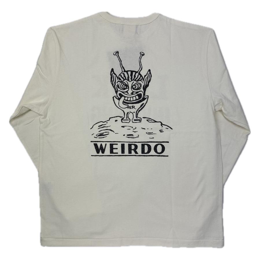WEIRDO（ウィアード） クルーネック 長袖 Tシャツ ロンT メンズ WEIRDO
