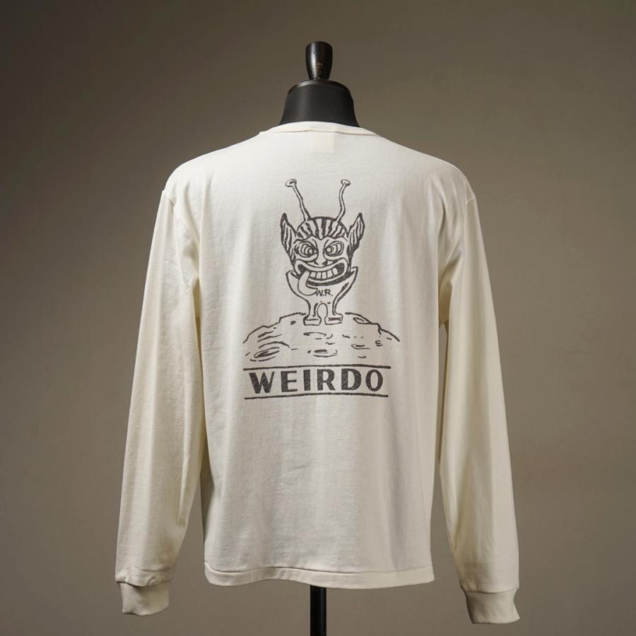 WEIRDO（ウィアード） クルーネック 長袖 Tシャツ ロンT メンズ WEIRDO