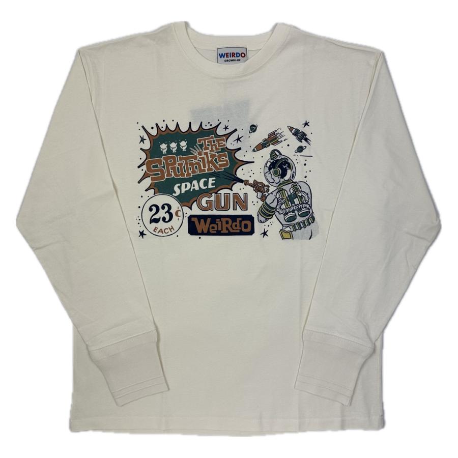 WEIRDO（ウィアード） クルーネック 長袖 Tシャツ ロンT メンズ WEIRDO