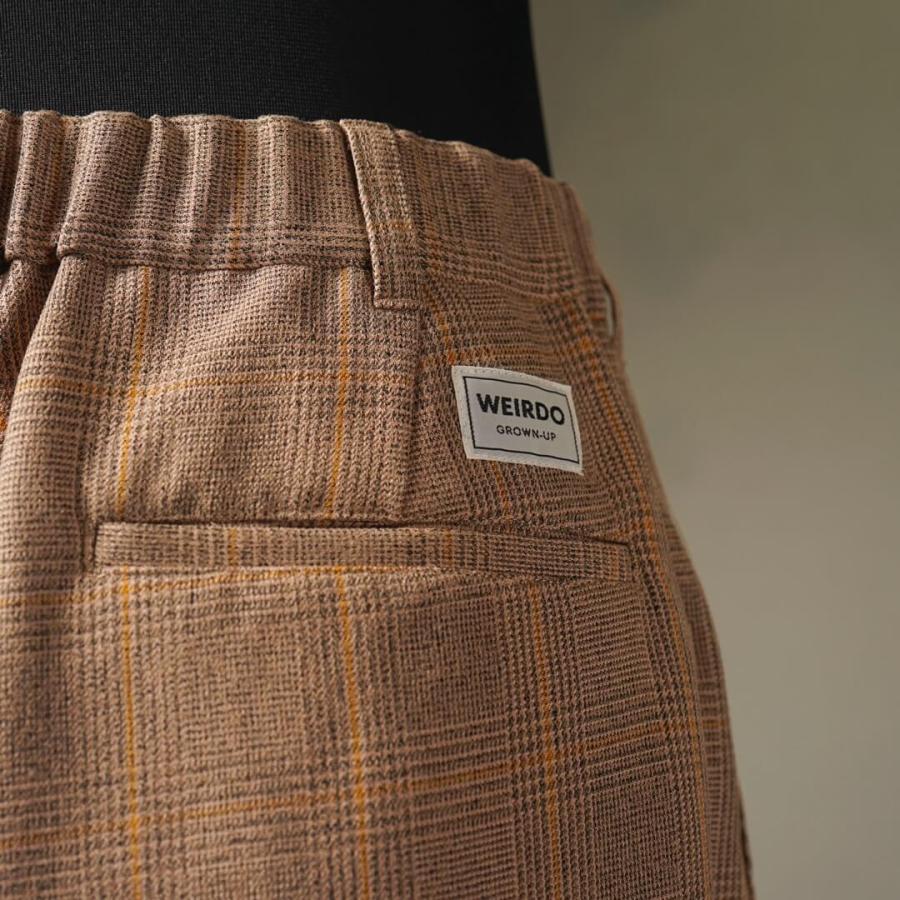 WEIRDO（ウィアード） チェック タックイージーパンツ メンズ WEIRDO