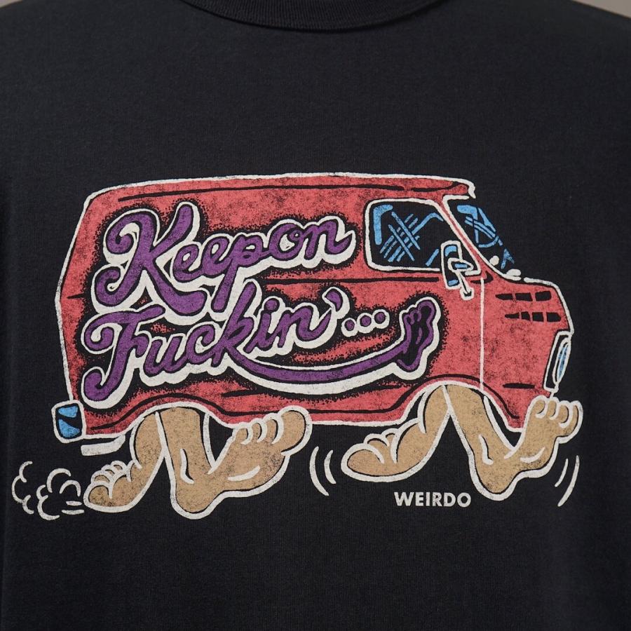 WEIRDO（ウィアード） ヘビーウェイト バインダーネック Tシャツ 半袖