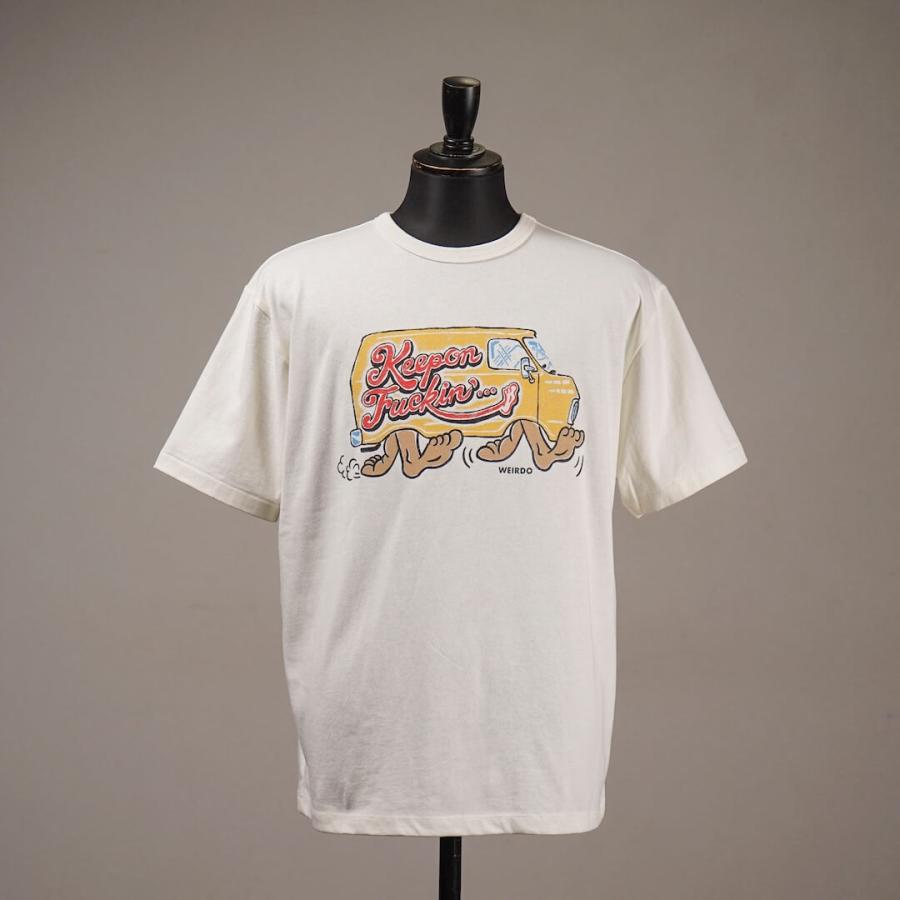 WEIRDO（ウィアード） ヘビーウェイト バインダーネック Tシャツ 半袖