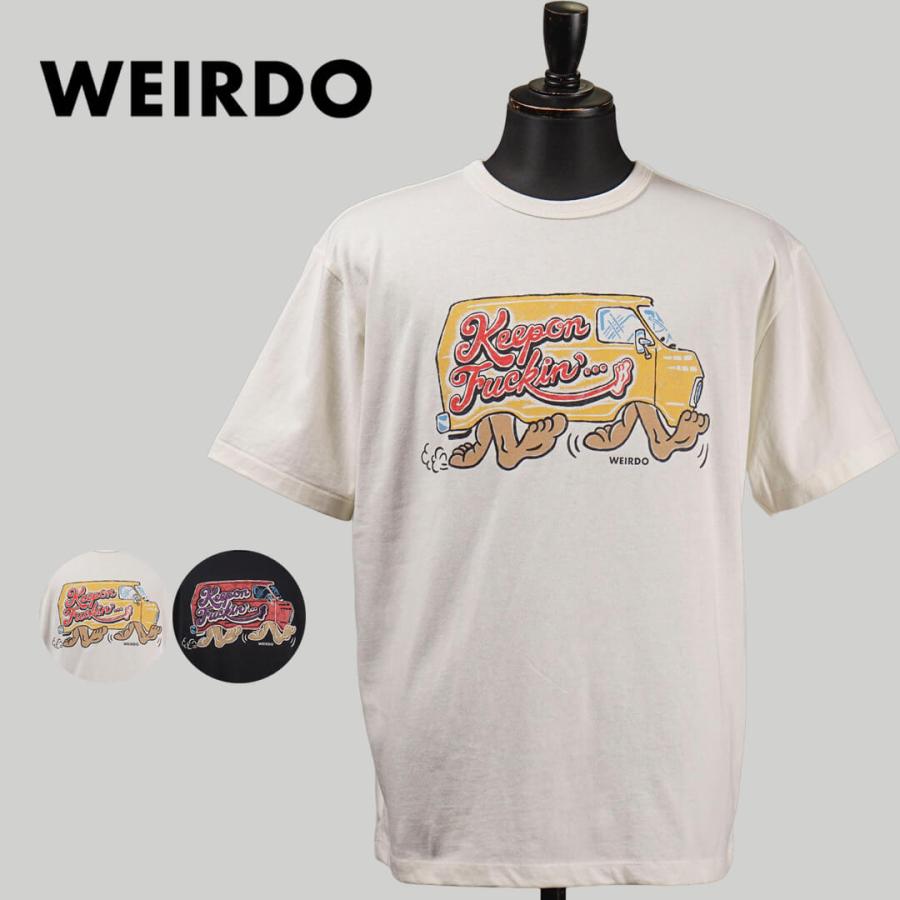 WEIRDO（ウィアード） ヘビーウェイト バインダーネック Tシャツ 半袖