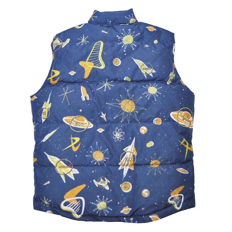 WEIRDO 【2XL】WEIRDO SPACE TARGET - DOWN VEST (NAVY WEIRDO 【2XL】WEIRDO SPACE TARGET - DOWN VEST (NAVY