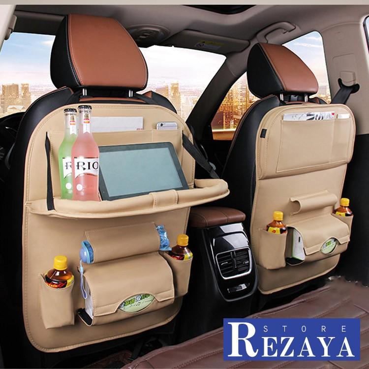 車収納 後部座席 シートバッグ シートポケット カー用品 車載 小物入れ マルチポケット 大 容量 ホルダー 車用収納バッグ ティッシュケース 汎用 Carpocket003 Rezayastore 通販 Yahoo ショッピング