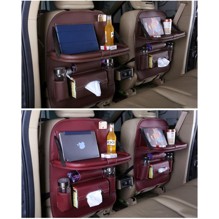 車収納 後部座席 シートバッグ シートポケット カー用品 車載 小物入れ マルチポケット 大 容量 ホルダー 車用収納バッグ ティッシュケース 汎用 Carpocket023 Rezayastore 通販 Yahoo ショッピング