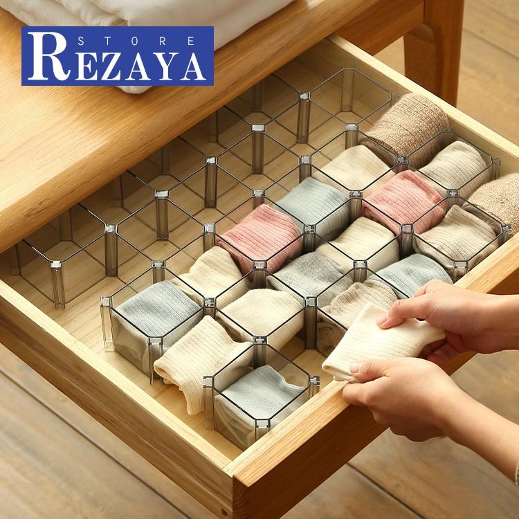 引き出し 仕切り ボックス インナーボックス 引出し収納 整頓ボックス 下着 衣類 アンダーウェア 靴下 ネクタイ ダンス 仕切りボックス 小物 Drawercut009 Rezayastore 通販 Yahoo ショッピング