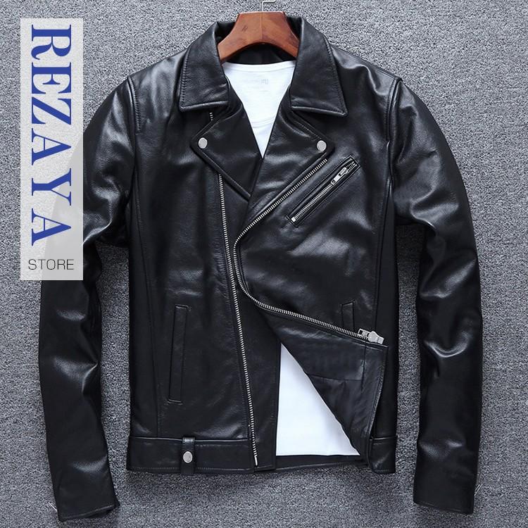 メンズ革ジャン 本革 秋冬 レザージャケット ライダースジャケット 牛革 おしゃれ 立ち襟 バイクウェア シングル 男性用 上品 防寒防風 Honkawa Mensjk069 Rezayastore 通販 Yahoo ショッピング