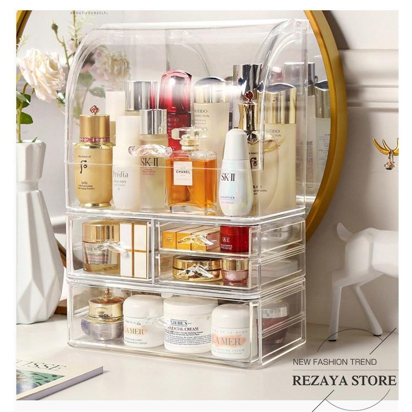 メイクアップボックス コスメボックス メイクケース 雑貨 小物入れ 大容量 メイクボックス ジュエリーボックス 化粧箱 メイク収納 美容 プロ仕様 トラベル Makebox011 Rezayastore 通販 Yahoo ショッピング