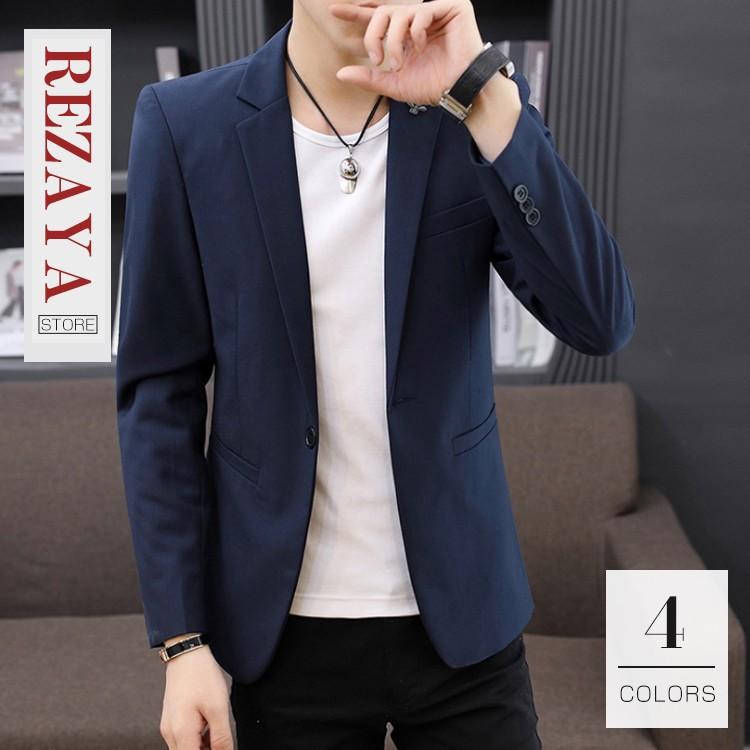 テーラードジャケット メンズ 春 秋 スタイリッシュ シンプル テーラード コート ジャケット ブレザー カジュアルジャケット カジュアル スリム Rz N18 Suitnew041 Rezayastore 通販 Yahoo ショッピング