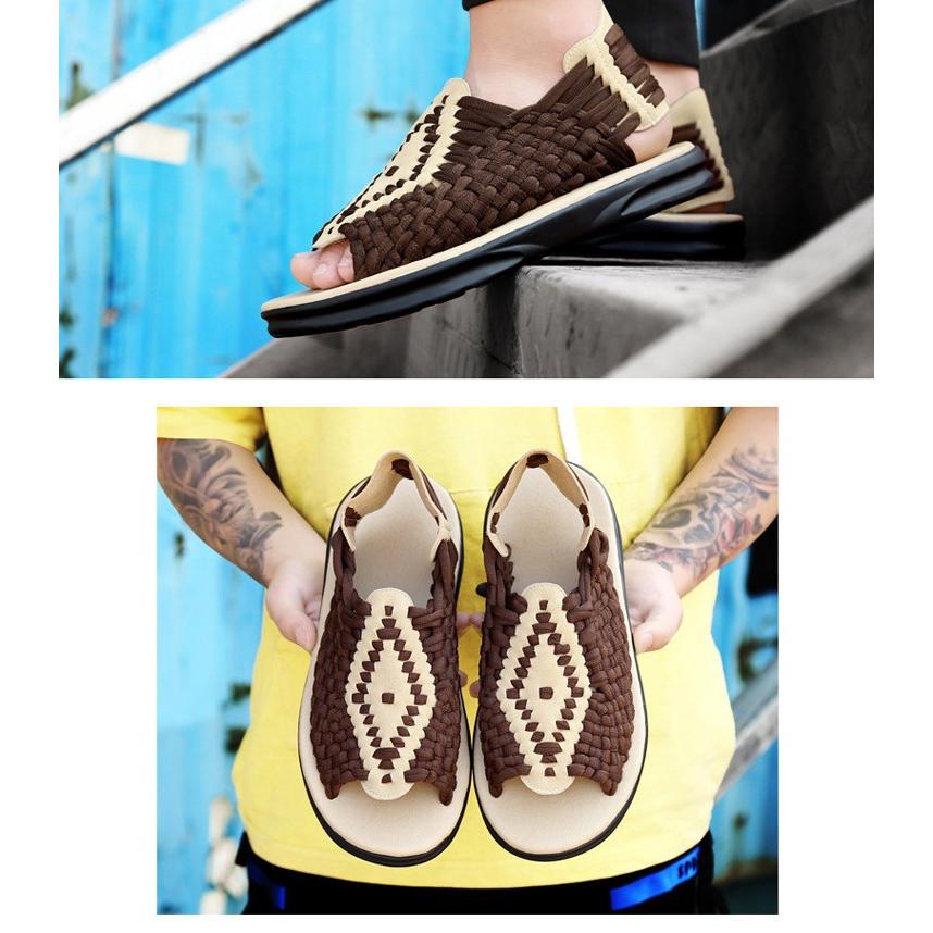 サンダル メンズ アウトドアサンダル カジュアル 編み込み おしゃれ ストリート サボサンダル スポーツサンダル 靴 メンズサンダル Rz Nanssandal012 Rezayastore 通販 Yahoo ショッピング