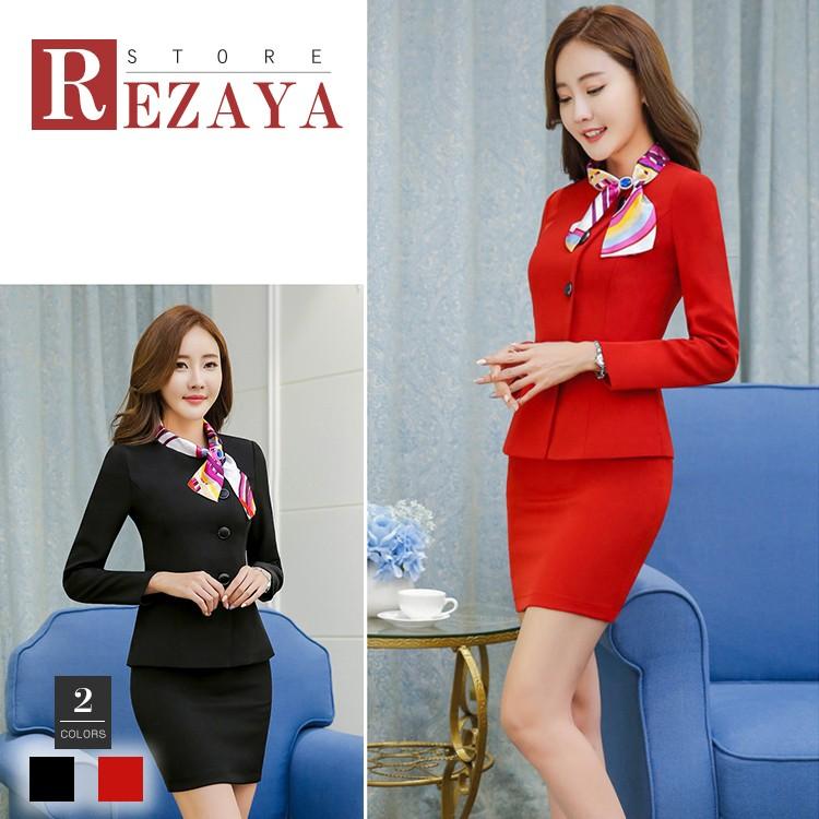 2点セット レディーススーツ スカートスーツ 上下セット リクルートスーツ 通勤 フォーマル オフィス ビジネス セレモニースーツ Rz Nvssuitset029 Rezayastore 通販 Yahoo ショッピング