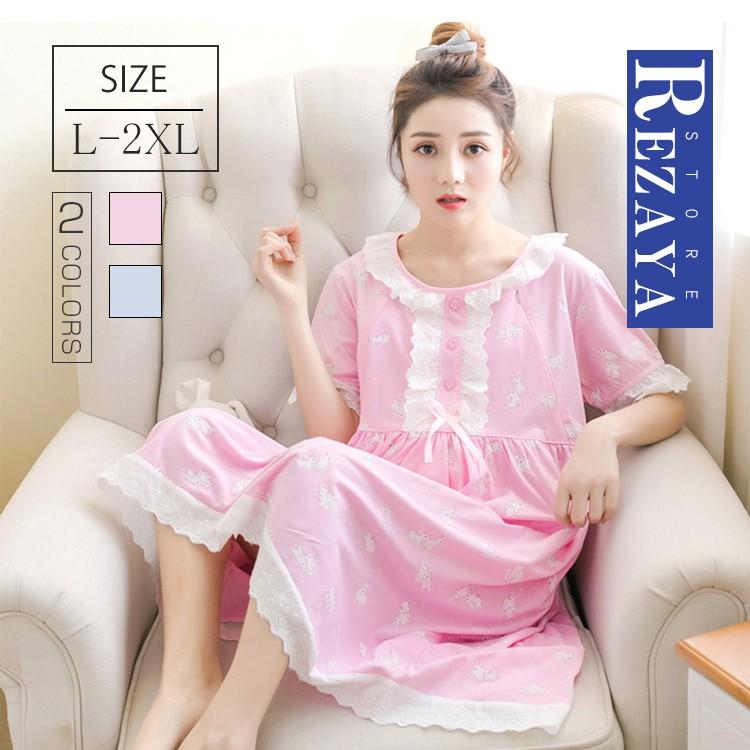 マタニティ パジャマ ワンピース 授乳口付 ホームウェア 授乳服 妊婦服 妊婦 産前産後ウェア 出産祝い 部屋着 寝巻き 大きいサイズ Apaproduction Fr