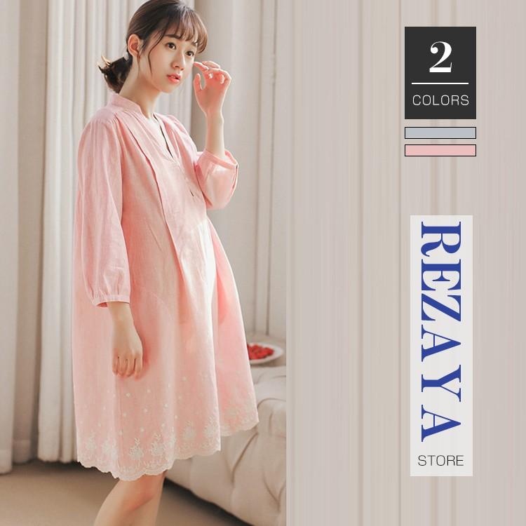 マタニティ パジャマ ワンピース 授乳口付 ホームウェア 授乳服 妊婦服 妊婦 産前産後ウェア 出産祝い 部屋着 寝巻き 大きいサイズ Rz Yunfupajyama018 Rezayastore 通販 Yahoo ショッピング
