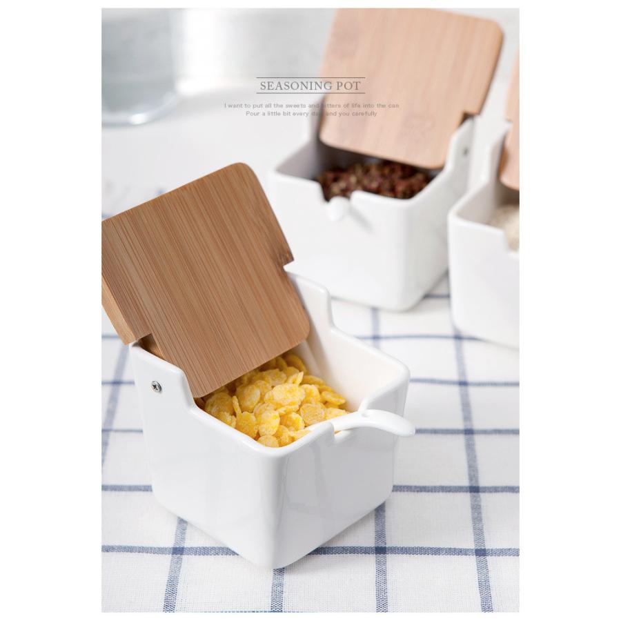 調味料入れ 調味料容器 ストッカー 収納ケース キッチン収納 陶器 保存容器 スパイスボトル 塩 胡椒 香辛料 砂糖 醤油 Spicejars002 Rezayastore 通販 Yahoo ショッピング