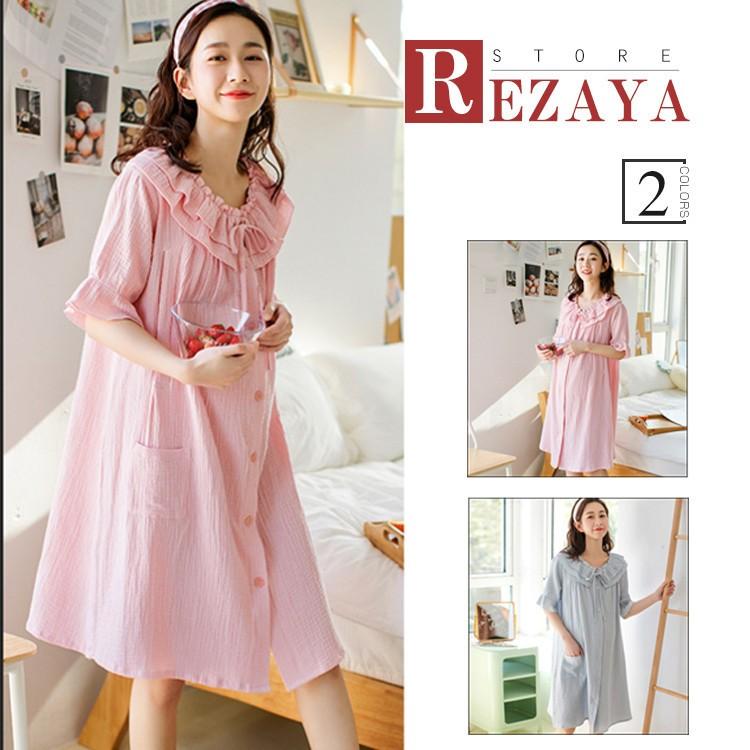 マタニティ パジャマ ワンピース 授乳口付 ホームウェア 授乳服 妊婦服 妊婦 産前産後ウェア 出産祝い 部屋着 寝巻き 大きいサイズ Y19 Mompajyama0102 Rezayastore 通販 Yahoo ショッピング