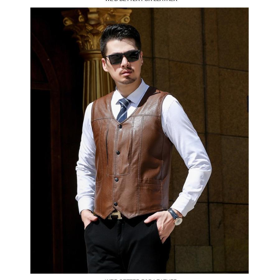 春夏秋冬 本革 ベスト メンズ レザーベスト 羊革 裏起毛 ジレベスト ベスト 前開き チョッキ バイク用ベスト 通勤 カジュアル フォーマル Y19 Newvest0 Rezayastore 通販 Yahoo ショッピング