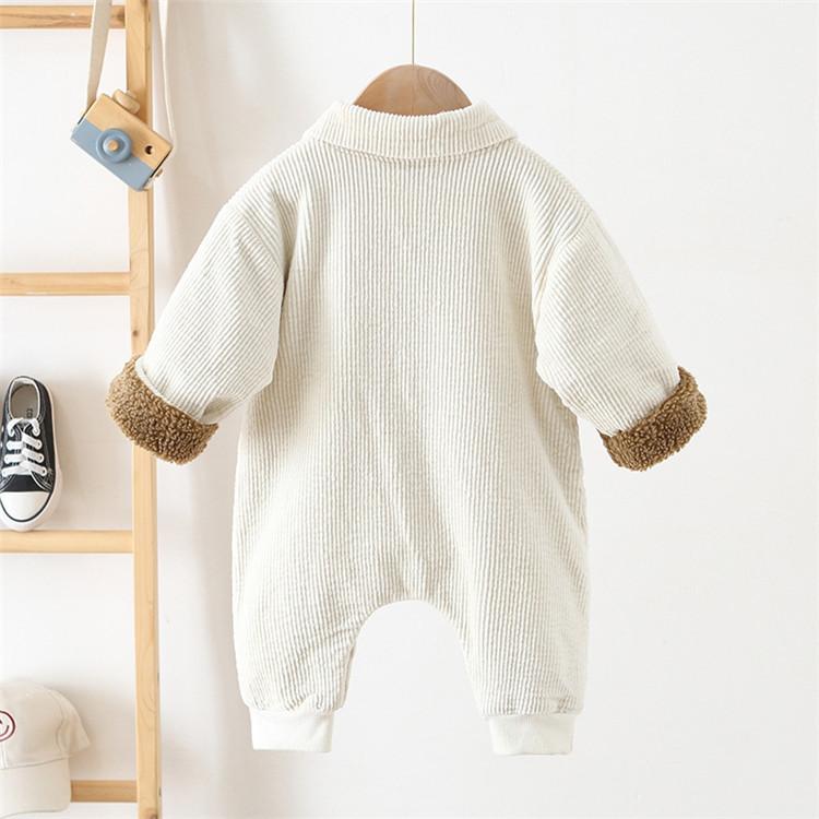 長袖 ロンパース 防寒着 つなぎ 秋冬 新生児 幼児 韓国風 ジャンプスーツ ベビー服 男の子 出産祝い 保障できる 百日祝い 赤ちゃん カバーオール