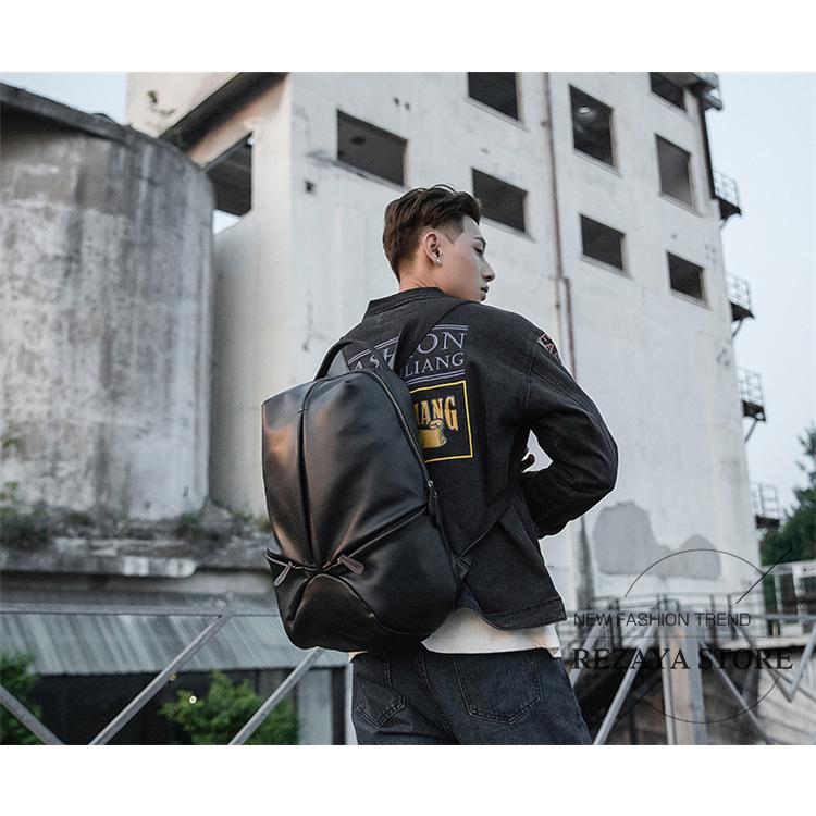 リュック メンズ リュックサック 本革 牛革 デイパック ビジネス バックパック レザー 通勤通学 旅行 出張 アウトドア 自転車鞄 カバン 男女兼用 Y Mensruck0 Rezayastore 通販 Yahoo ショッピング