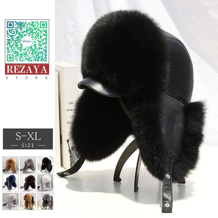 ファーキャップ 帽子 メンズ 秋冬 ファー ハット ロシア帽 ロシアン帽 ふわふわ 大放出セール 本物のファー メンズ帽子 メンズキャップ もこもこ