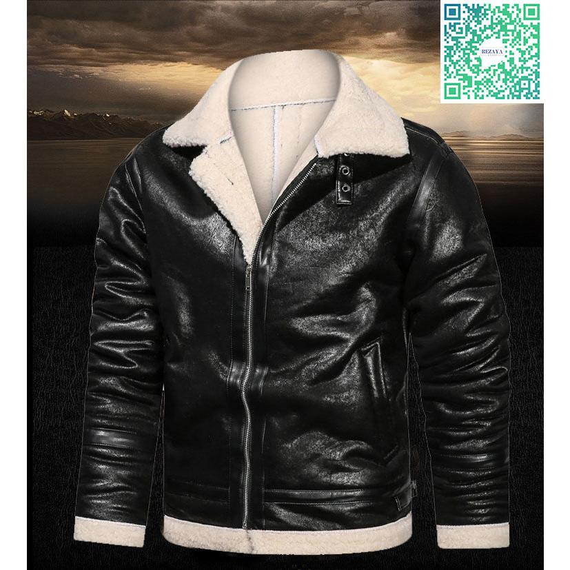 予約 メンズ革ジャン ムートンコート レザージャケット 裏起毛 ムートンジャケット メンズジャケット バイクジャケット ライダースジャケット お兄系 ムートンコート おまけ付 了承済み
